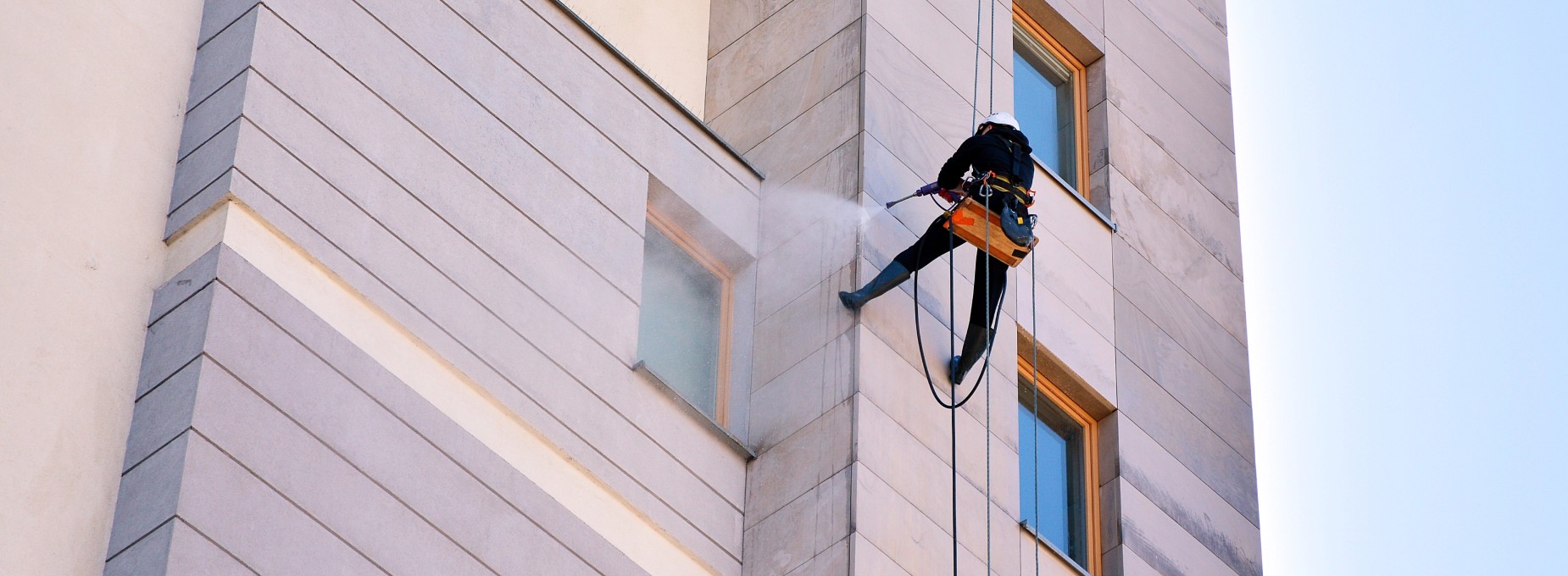 gevelreiniging rope access