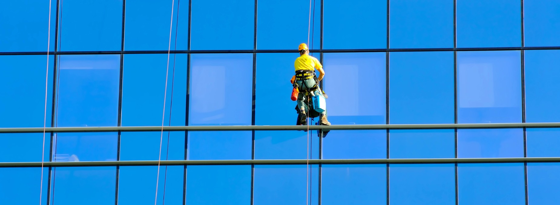 rope access kantoor reclame